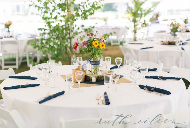 round table rental and linens