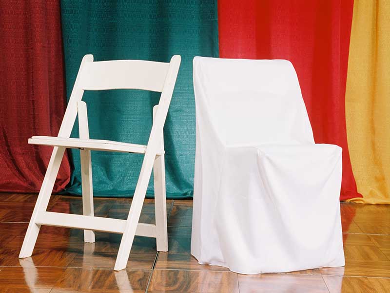 Rental cover for square chair