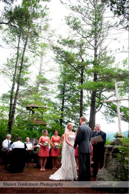 wedding on church island nh