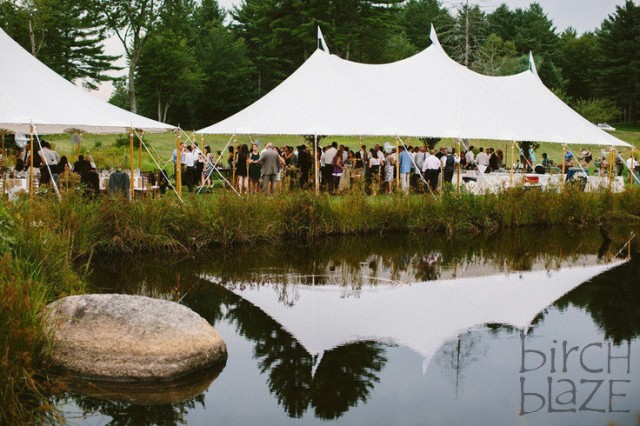 sailcloth tent rental for new hampshire weddings
