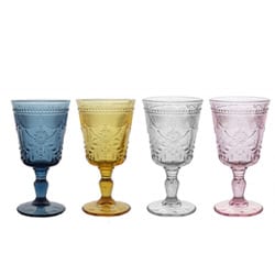 Vintage Glass Goblets for Rent