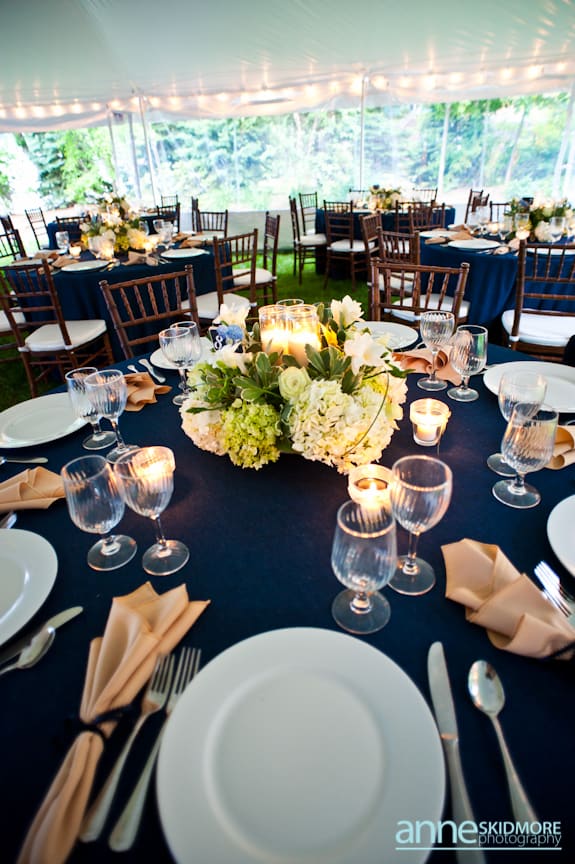 Classic Table Linens for Rent | Lakes Region Tent & Event