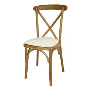 Natural Crossback Chair Rentals