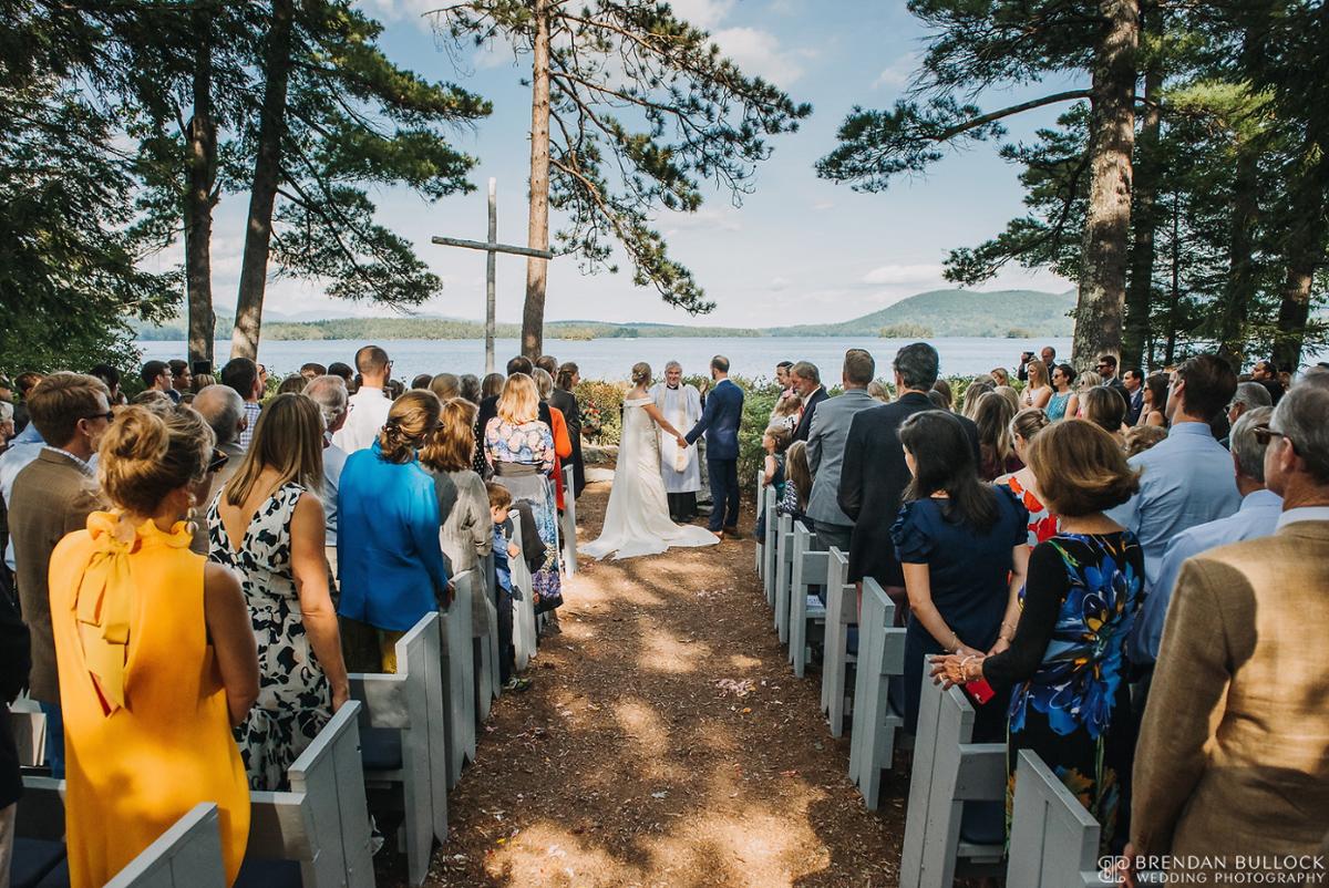Zand & Kat's Squam Lake NH Wedding | Lakes Region Tent & Event