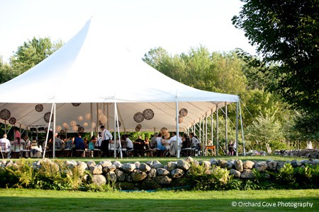 High Peak Tent Rent at Orchard Cove