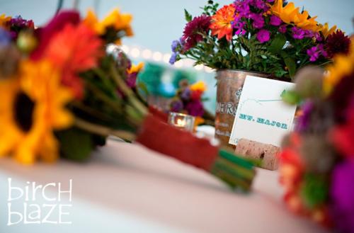 Colorful flowers by P.J.'s Flowers