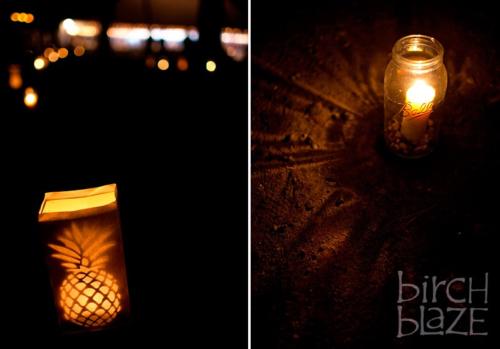 Creative outdoor path lights