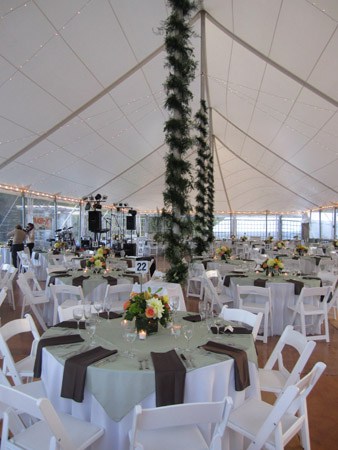 Interior View of High Peak Tent