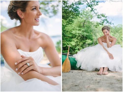Shannon in her Maggie Sottero Designs Lazaro gown 