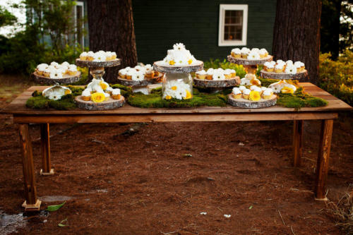 Farmhouse Table as Dessert Table