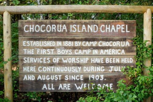 Wedding ceremony on Church Island