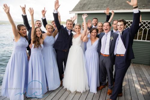 Wedding party celebration