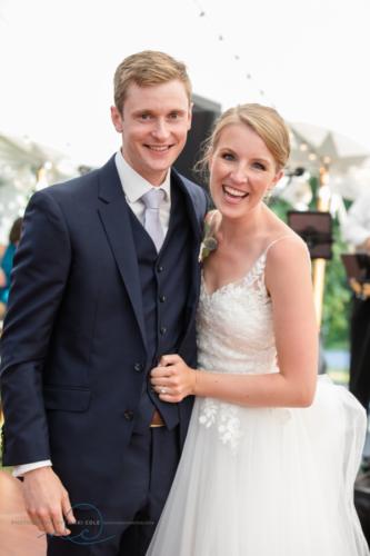 Amazing wedding under our sailcloth tent