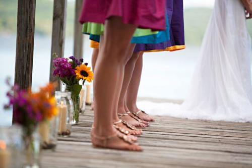 Colorful dresses and comfortable sandals
